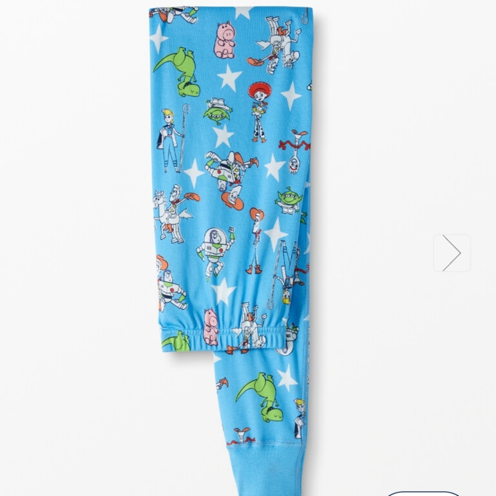 NWT Hanna Andersson Toy Story 4 Long John Pant. Unisex Size XS.